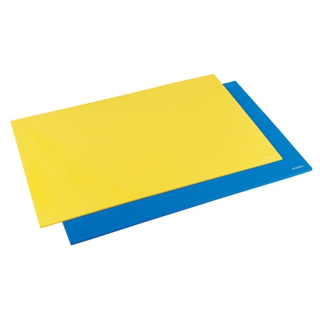 Global Industrial Custom Cut 2-Layer Drawer Liner Kit, Blue/Yellow Foam, 1 Set 534844